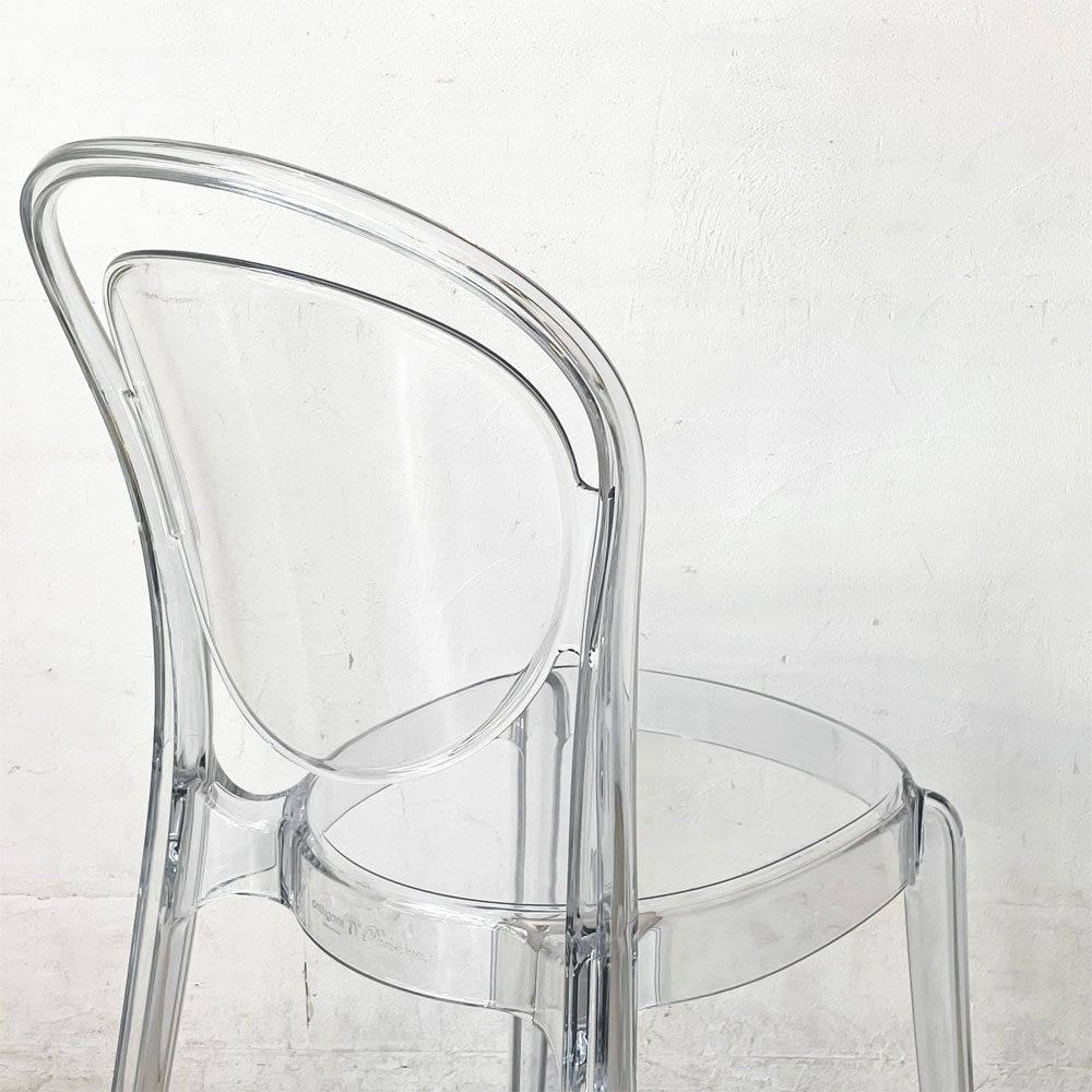 カリガリス Calligaris パリジェンヌ PARISIENNE ダイニングチェア スタッキングチェア P848 トランスペアレント イタリア モダンデザイン B ★