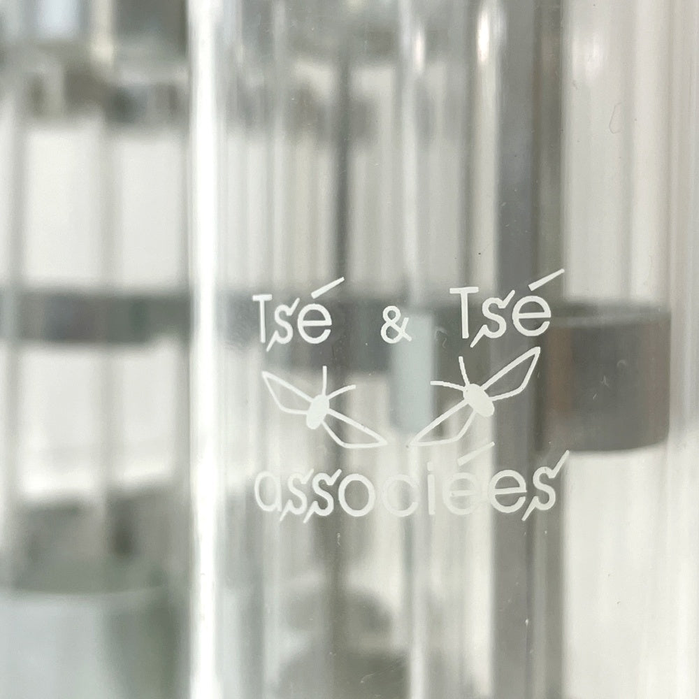 ツェツェアソシエ Tse＆Tse associees 四月の花器 XXL 花瓶 フラワーベース ガラス 亜鉛メッキ合金 定価￥44,000- フランス ●