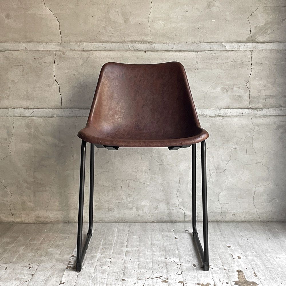 クラッシュゲート CRASH GATE ノットアンティークス Knot antiques ログチェア LOG CHAIR ビンテージモカ MOCHA ダイニングチェア ♪