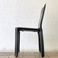 カッシーナ Cassina キャブチェア 412 CAB CHAIR アームレス 本革 マリオ・ベリーニ MoMA イタリアンモダン 定価￥308,000- ◇