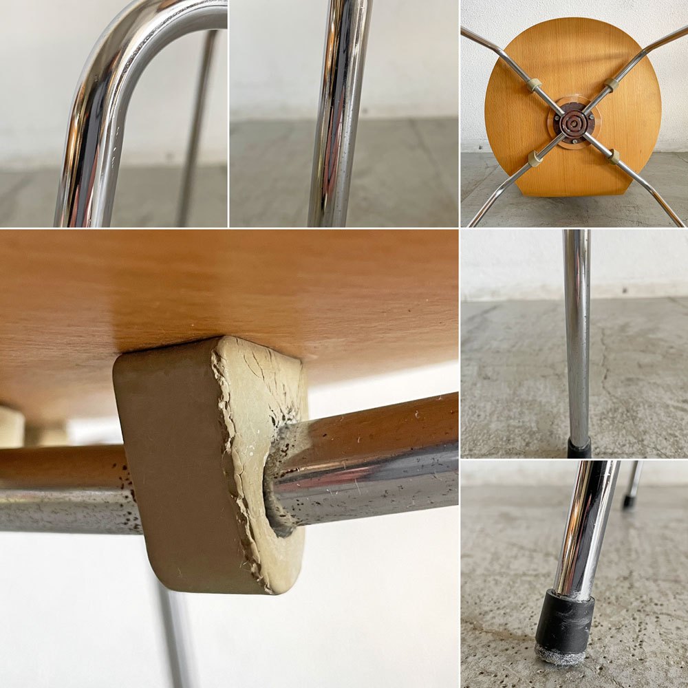 フリッツハンセン Fritz Hansen 3101 アリンコチェア アントチェア 4本脚 ナチュラルビーチ ラッカー仕上げ フェルトグライズ アルネ・ヤコブセン B 〓