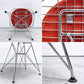 ヴィトラ vitra ワイヤーチェア Eames Wire Chair DKR5 エッフェルベース シートパッド付 レッドカラー C&R イームズ ミッドセンチュリー ●