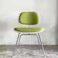 ハーマンミラー Herman Miller ツーピースプラスチックチェア Two Piece Plastic Chair DCM ホワイト グリーン ファブリック張替済 希少 ■
