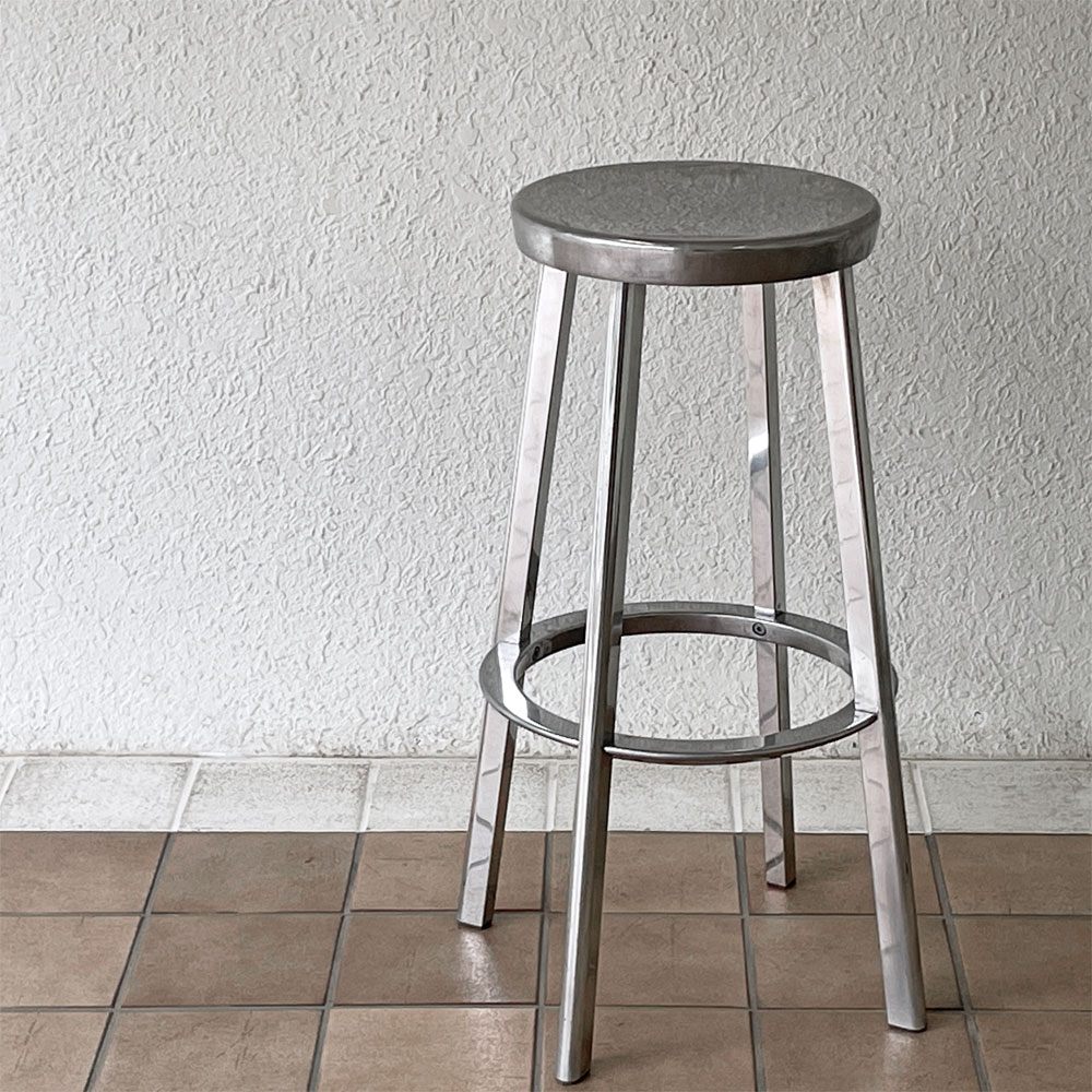 マジス MAGIS デジャヴ DEJA-VU STOOL カウンタースツール アルミニウム ポリッシュ 深澤直人 スーパーノーマル ミニマル 定価96,800円 ◇