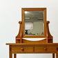 カキ キャビネット メーカー KAKI CABINET MAKER ミラーテーブル Mirror Table ドレッサー 鏡台  抽斗2杯  紅松無垢材 参考定価 ￥187,000- ●
