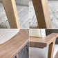 シギヤマ家具 CC-003CHAIR セミアームチェア ダイニングチェア オーク材 PVCレザー ホワイト モダンテイスト B ♪