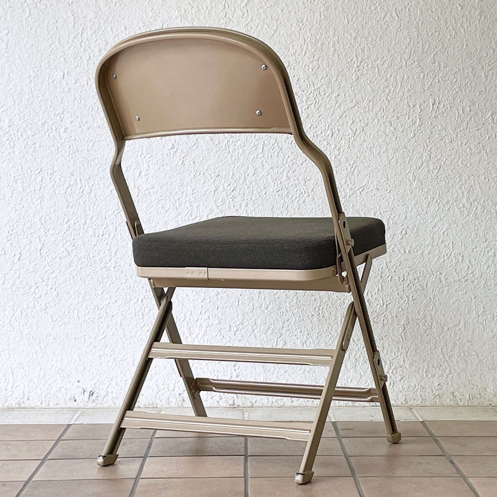 クラリン CLARIN フォールディングチェア FULL CUSHION FOLDING CHAIR フルクッション モスグリーン 折りたたみ アメリカ製 P.F.S.取扱 定価￥33,000- ◇