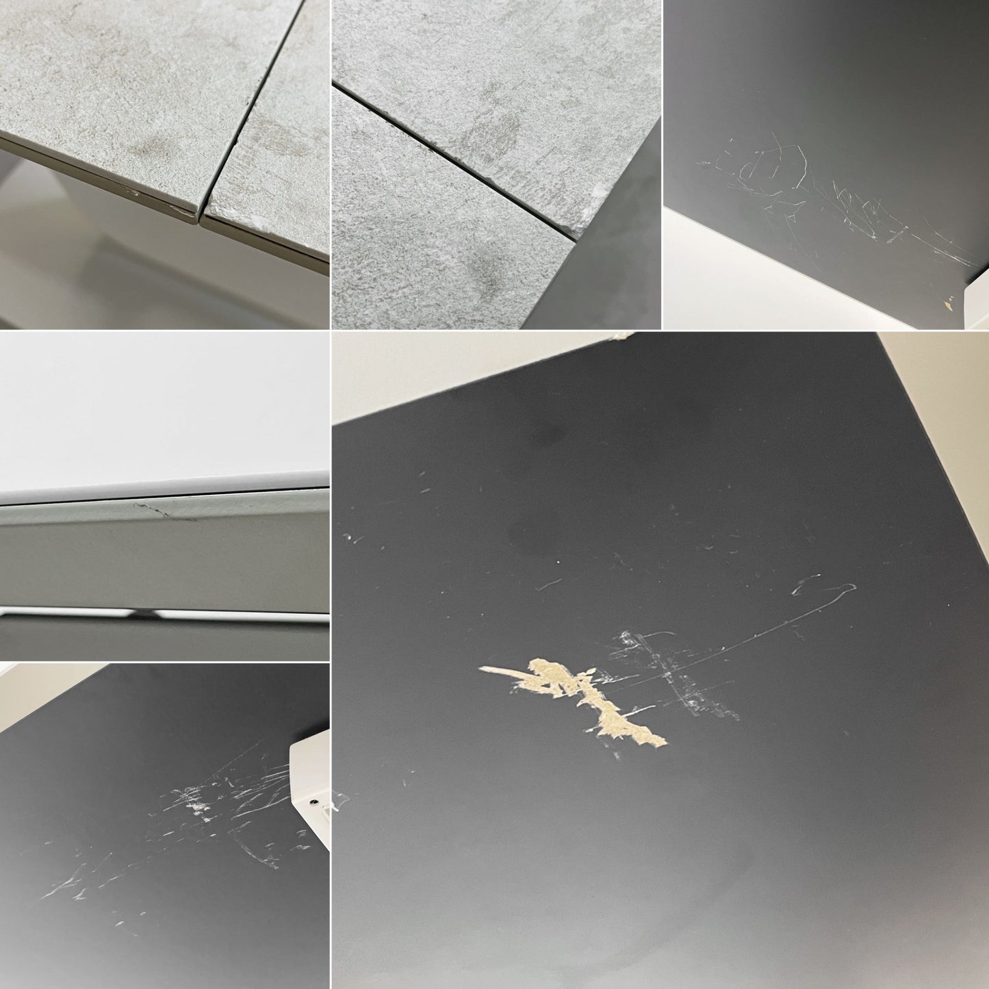 ボーコンセプト BoConcept アリカンテ Alicante 伸長式 ダイニングテーブル W183-264cm アッシュセラミック×マットホワイト 定価￥751,900- ●
