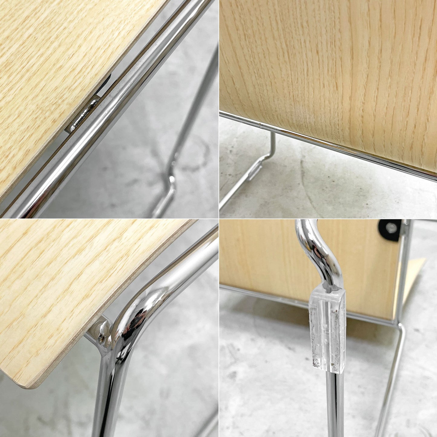 エンゲルブレヒト Engelbrechts チャリック CHAIRIK 107 ダイニングチェア スタッキング そり足 バーチ 未使用品 デンマーク ●