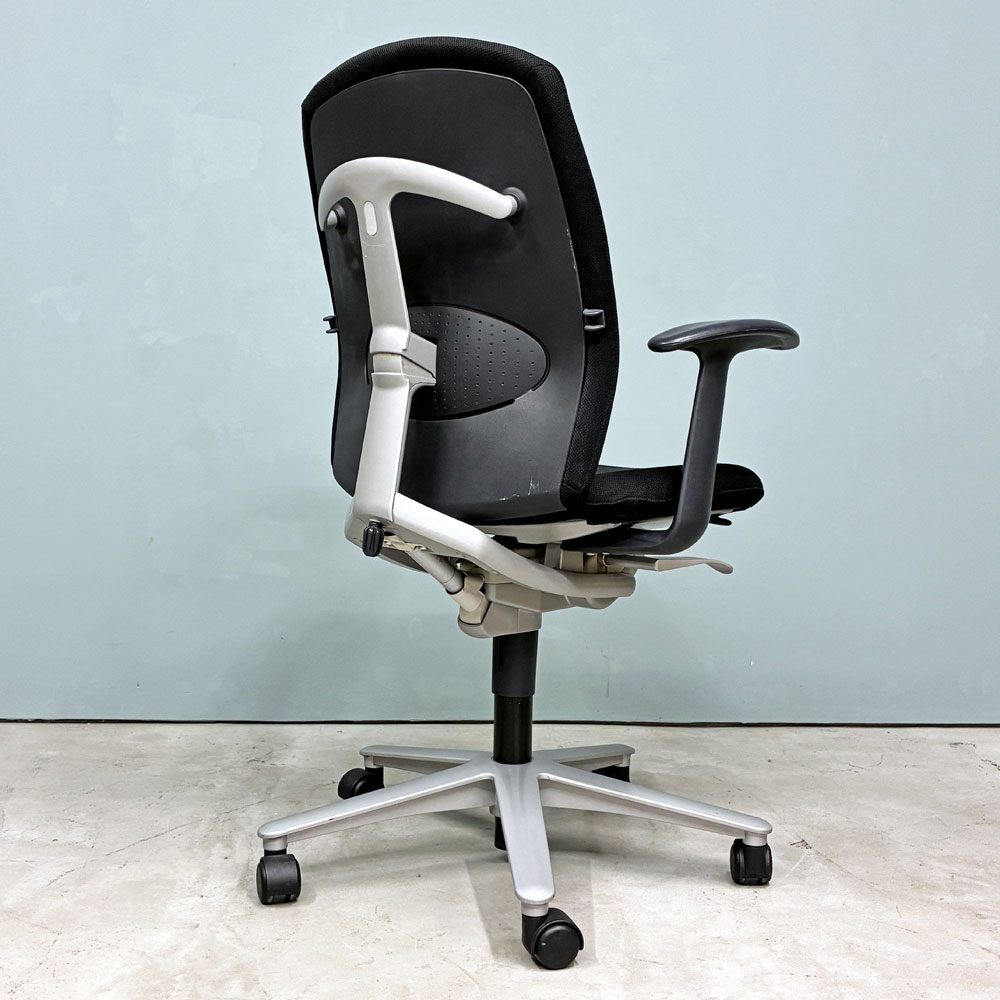 内田洋行 UCHIDA キャストチェア CAST CHAIR デスクチェア オフィスチェア ファブリック キャスター付 説明書付 ◎