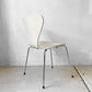 フリッツハンセン Fritz Hansen セブンチェア ラッカー ホワイト スタッキング アルネ・ヤコブセン デンマーク 北欧家具 A ★