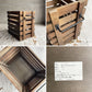 クラッシュゲート CRASH GATE ノットアンティークス Knot Antiques ポコボックス POCO BOX ニレ古材 関家具 3個セット ♪