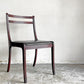P.Jeppesen レッドブルーチェア Red blue chair ダイニングチェア マホガニー材 ビニールレザー 合成皮革 オーレヴァンシャー Ole Wanscher 北欧ビンテージ ■