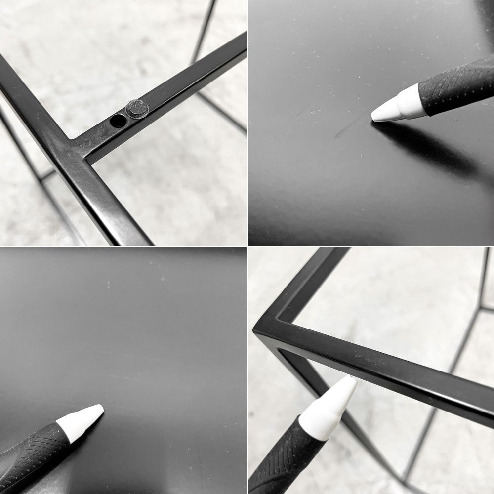 ヘイ HAY トレイテーブル Tray Table コーヒーテーブル センターテーブル Mサイズ ブラック W40cm スクエア 2Way 北欧 デンマーク モダン 定価￥42,900- D ●