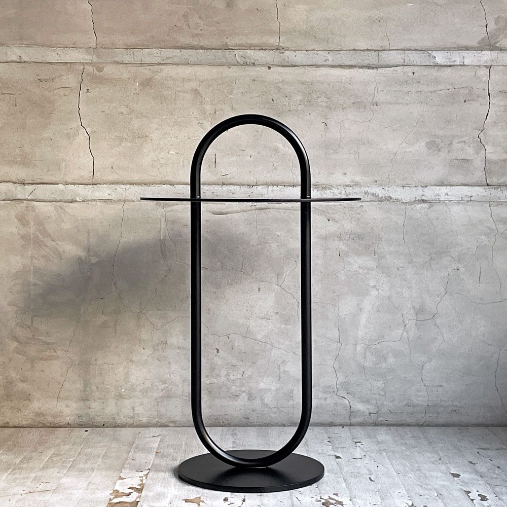 ノーウェアライクホーム NOWHERE LIKE HOME リングル RINGLE サイドテーブル Φ40cm スチール ブラック 関家具 展示品 参考定価¥38,500- ♪