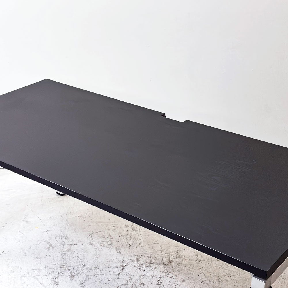ウィルクハーン Wilkhahn ミナモデスク Minamo Desk ワークテーブル フラットデスク アルミフレーム 配線孔 ケーブル収納付き コクヨ取扱い ●