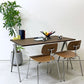 ヘイ HAY ピラミッド テーブル PYRAMID TABLE スモークドオーク コンパスレッグ スチール ベージュ W140cm デンマーク 北欧 美品●