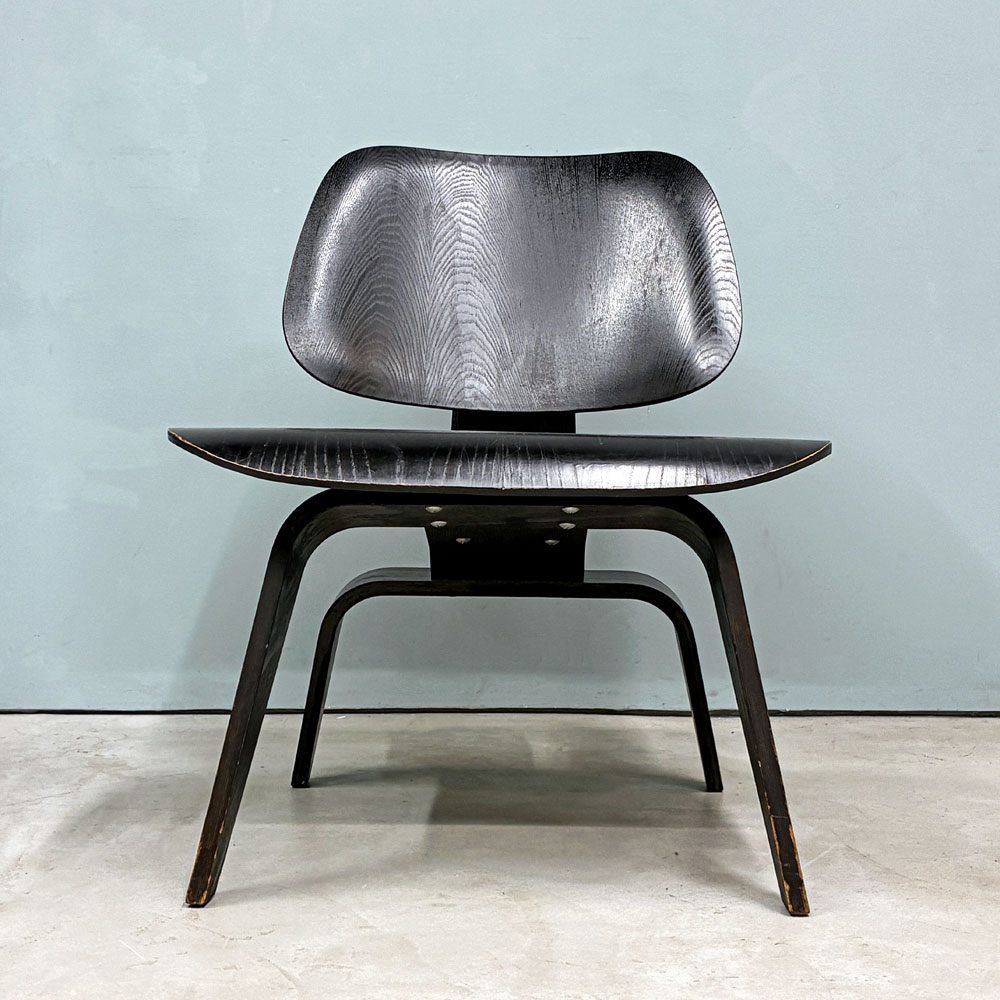 ハーマンミラー Herman Miller プライウッドラウンジチェア LCW ウッドレッグ 楕円形マウント 1950s ビンテージ C&R イームズ ミッドセンチュリー ◎