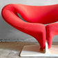 アーティフォート Artifort リボンチェア Ribbon Chair ビンテージ ラウンジチェア ピエール・ポラン Pierre Paulin 名作 希少ウッドベース ミッドセンチュリー ■