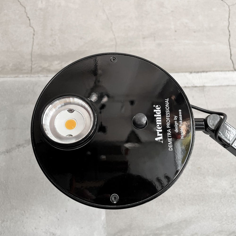 アルテミデ Artemide デメトラ プロフェッショナル Demetra Professional Table テーブルライト デスクライト 無段階調光機能 深澤直人 展示品 箱付♪