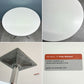 フリッツハンセン Fritz Hansen スーパー円テーブル A623 ダイニングテーブル Aテーブル Φ90cm ホワイト アルネ・ヤコブセン ブルーノ・マットソン ピート・ハイン 北欧家具 ◎