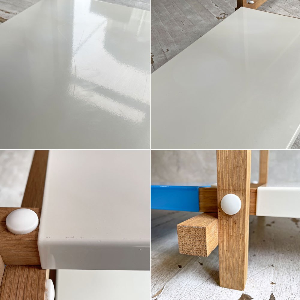 ヘイ HAY ウッデイ ロー Woody LOW シェルフ SHELVING 2.0 LOW マルチカラー オーク材×スチール オープンシェルフ 飾り棚 デンマーク 廃番 ♪