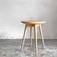 冨士ファニチャー FUJI FURNITURE ナギ Nagi サイドテーブル ラウンド オーク材 T04510S ナチュラル Φ40cm ■