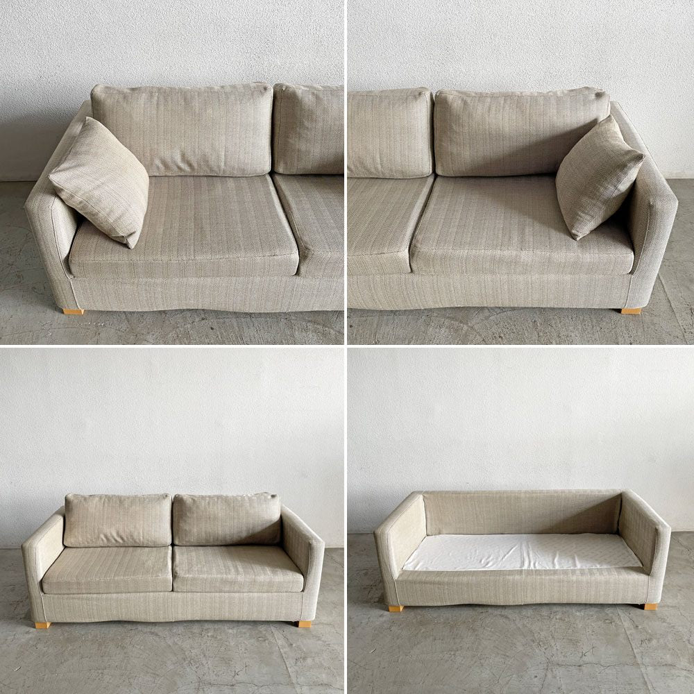 ワイスワイス WISE WISE パル PAL GC-102 2人掛けソファ W180cm カバーリングファブリック ヘリンボーン生地 カタログ価格￥294,000-以上 〓