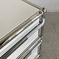 ユーエスエムハラー USM Haller モジュラーファニチャー Modular Furniture ハラーシステム デスクキャビネット 2ドロワー ピュアホワイト 鍵なし トレイ＆替えキャスター付 未使用保管品 〓