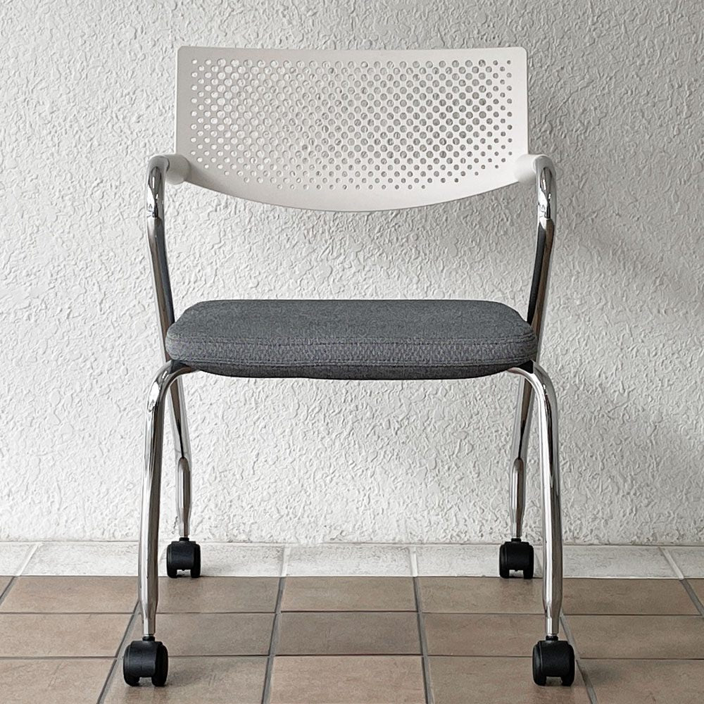 ヴィトラ vitra ビザロール Visaroll デスクチェア ミーティングチェア キャスターベース スタッキング アントニオ・チッテリオ B ◇
