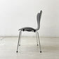 フリッツハンセン Fritz Hansen セブンチェア ダイニングチェア カラードアッシュ ブラック アルネ・ヤコブセン 北欧 デンマーク 定価75,680円 美品 B ●