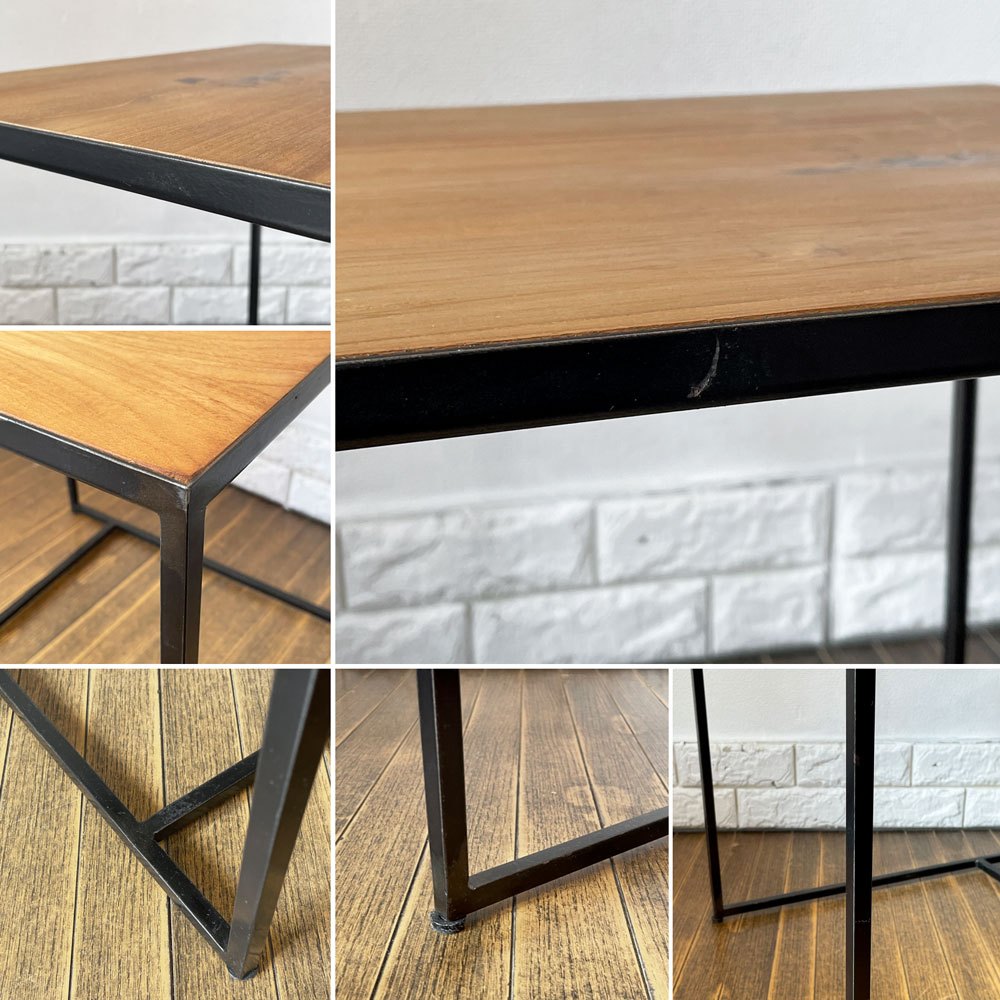 アスプルンド ASPLUND ダリールズ dareels ネストテーブル TWO NEST TABLE 2点セット デビッド・ジョフラ David Jofra 定価￥88,000- ◎