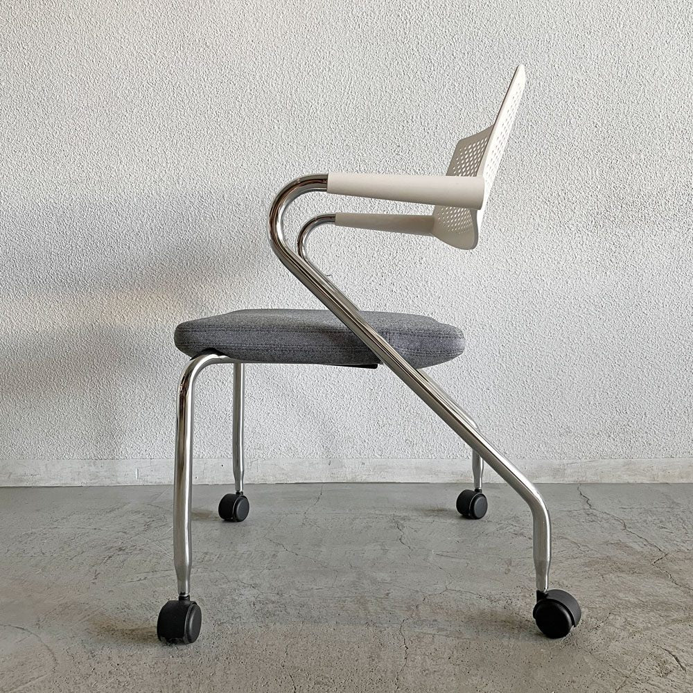 ヴィトラ vitra ビザロール Visaroll デスクチェア ミーティングチェア キャスターベース スタッキング アントニオ・チッテリオ B 〓