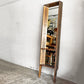 ジャーナルスタンダードファニチャー j.s.F オールドエルムミラー OLD ELM MIRROR スタンドミラー ニレ古材 立てかけ式 H177cm 廃番 ■