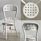 マジス MAGIS パイプチェア Pipe Chair ダイニングチェア パンチングシート アームなし ホワイト 屋外使用可 ジャスパー・モリソン 未使用品 定価￥90,200- 〓