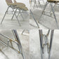 ハーマンミラー Herman Miller ビンテージ サイドシェルチェア 台車付6脚セット サード 3rd FRP PVCレザー スタッキングベース イームズ 〓