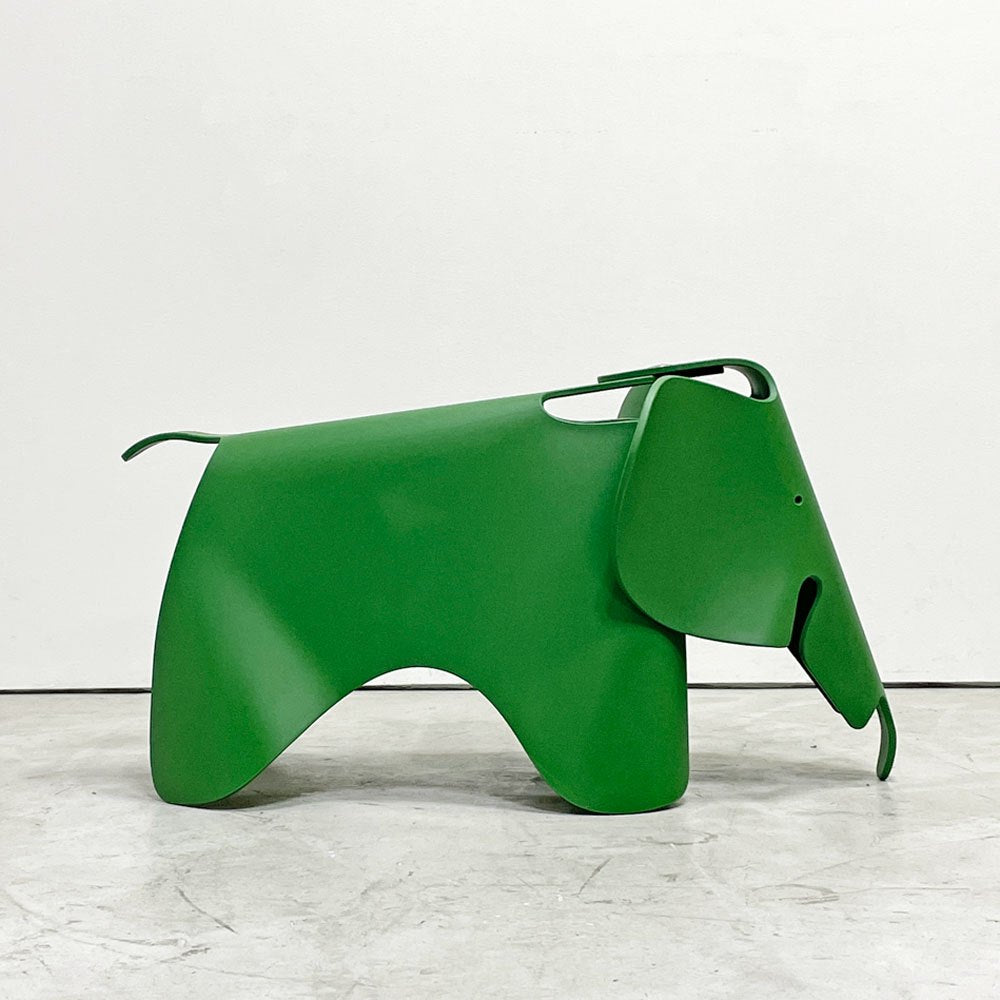 ヴィトラ Vitra イームズ エレファント Eames Elephant オブジェ チェア スツール グリーン ポリプロピレン 店舗什器 ●