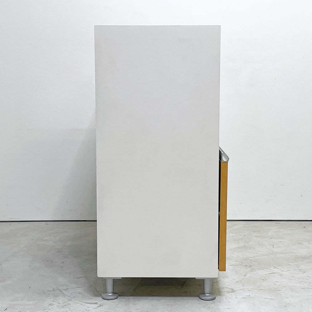 ウィルクハーン Wilkhahn ミナモ Minamo ファイリングシェルフ Filing Shelf ビーチ材 アルミフレーム アクリルパネル 2ドロワー 2列2段 コクヨ取扱い ●