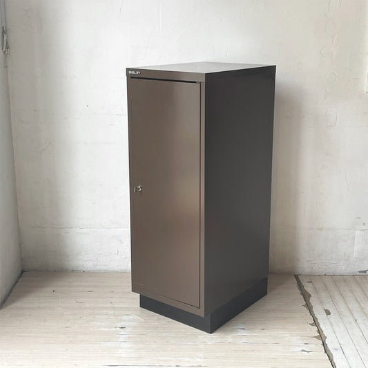 ビスレー BISLEY A4 39/1 キャビネット 1ドア ブラウン 廃盤 オフィス 店舗什器 イギリス 施錠不能 ★