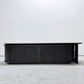 ノーウェアライクホーム NOWHERE LIKE HOME リンダ LINDA テレビボード ローボード w150～246cm オーク材 蛇腹扉 スチール ブラック 関家具 参考価格￥155,100-  展示品  ●