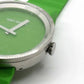 イッセイミヤケウォッチ ISSEY MIYAKE WATCH プリーズ PLEASE 腕時計 SILAAA04 グリーン ジャスパー・モリソン Jasper Morrison 定価￥22,050- ●