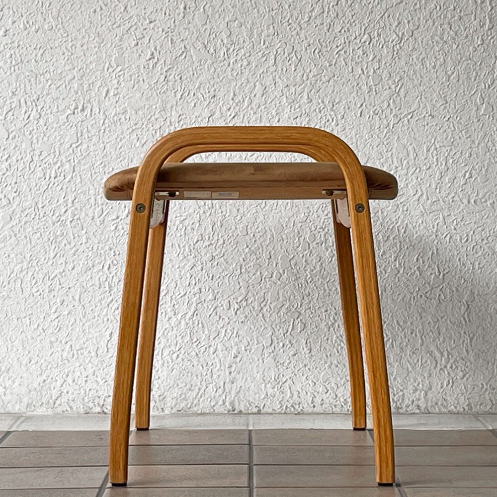 スウェデッセ SWEDESE ラミノスツール Lamino Stool オットマン イングヴェ・エクストロム Yngve Ekström ファブリック スウェード ベージュ 北欧 ◇