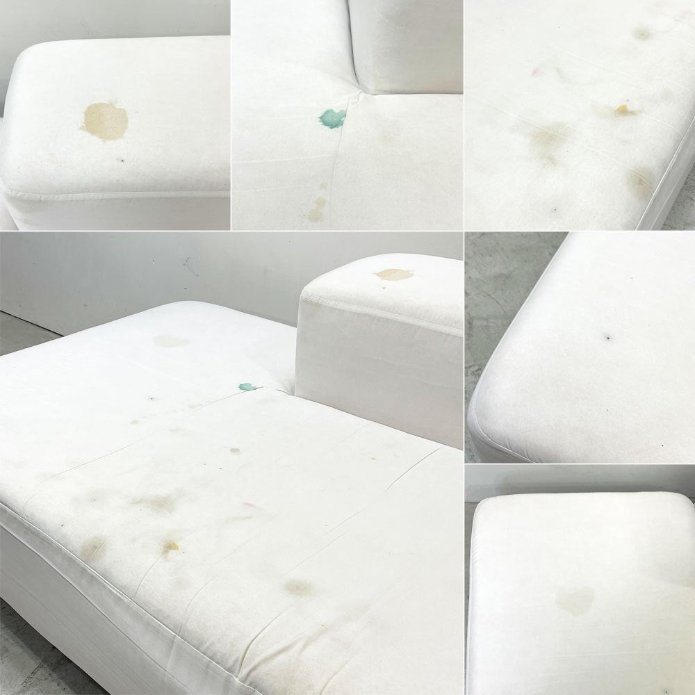 無印良品 MUJI ソファベンチ カウチソファ 3シーター カバーリング ファブリック グリーン W180 廃番 参考価格￥83.790- ●