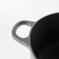 ルクルーゼ LE CREUSET ココットロンド 両手鍋 22cm ブラック 両手鍋 鋳物 ★