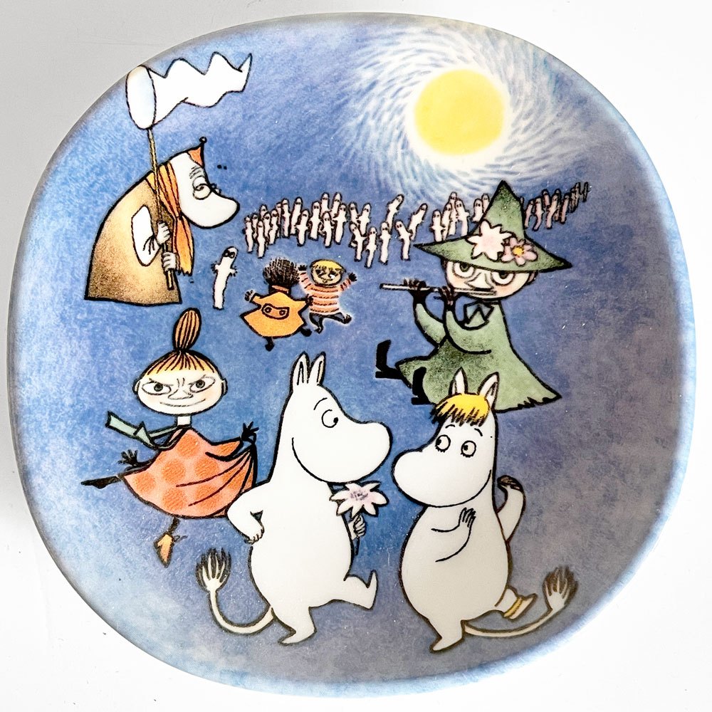 アラビア ARABIA ムーミン MOOMIN 舞踏会 Ball/dance ウォールプレート 飾り皿 2005-2007年 箱付 廃番 フィンランド 北欧食器 ■