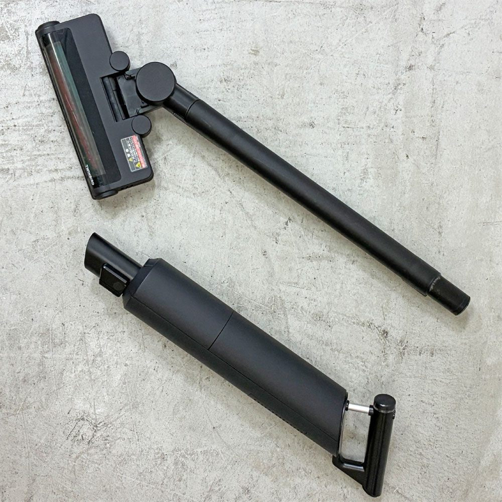 ツインバード TWINBIRD コードレススティック型クリーナー 掃除機 抗菌紙パック式 充電式 1.4kg TC-E264 2022年製 ブラック ●