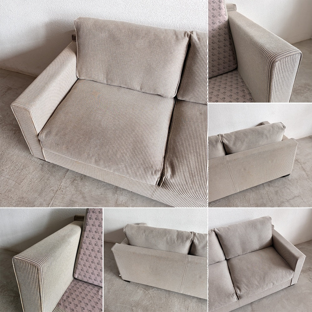 アイラーセン eilersen ストックホルム STOCKHOLM 2シーター ソファ W176cm アクタス ACTUS 取扱い デンマーク 北欧家具 グループE生地 ELAN 参考価格合計67.2万円の品 〓