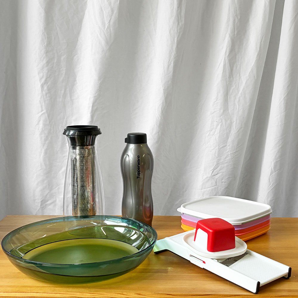 タッパーウェア Tupperware 食器 保存容器 調理器具 バラエティセット まとめ売り 計8個 アメリカ ◇