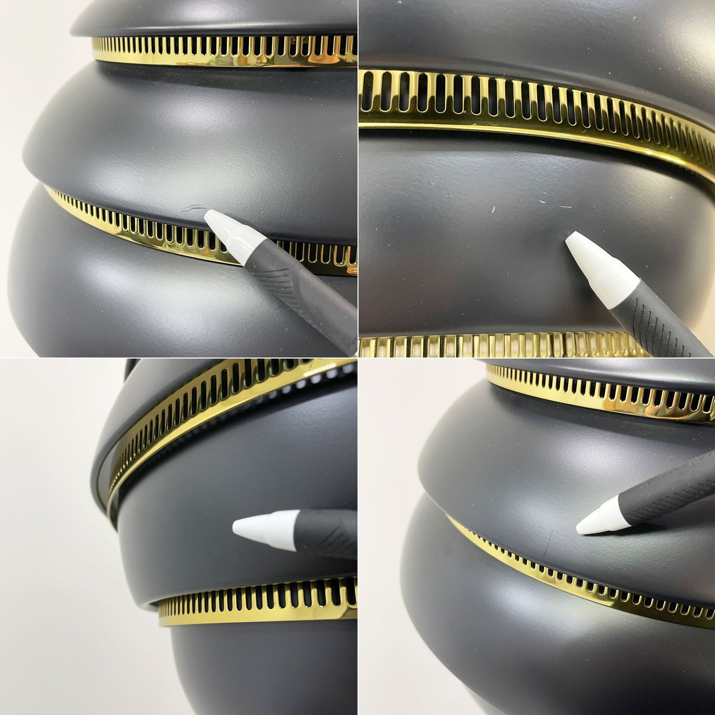 アルテック artek A331 ビーハイブ Beehive アルヴァ・アアルト Alvar Aalto ブラック ブラスメッキリング ペンダントライト フィンランド 箱付き ダクトレール用 プラグタイプ 定価￥179,300- ●