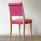 イデー IDEE アラダン チェア ALADIN Chair ダイニングチェア ピンク ファブリック メープル材 植木莞爾 廃番 ◇